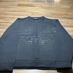 Emporio Armani Black Crewneck Sweater